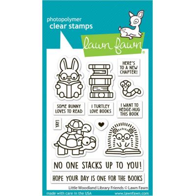 Lawn Fawn Stempel - Little Woodland Library Friends